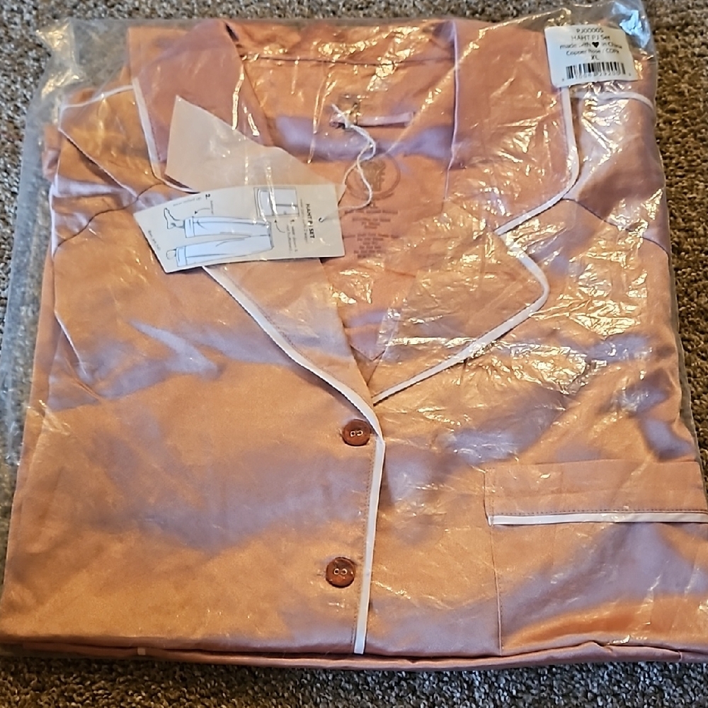 Free People HAHT PJ Set - Copper Rose XL NWT
